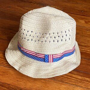 🇺🇸 Americana Patriotic Straw Fedora – Perfect for the 4th! 🇺🇸